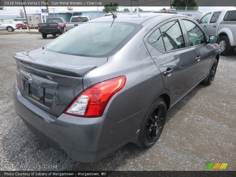 Gun Metal Metallic / Charcoal 2018 Nissan Versa S Plus