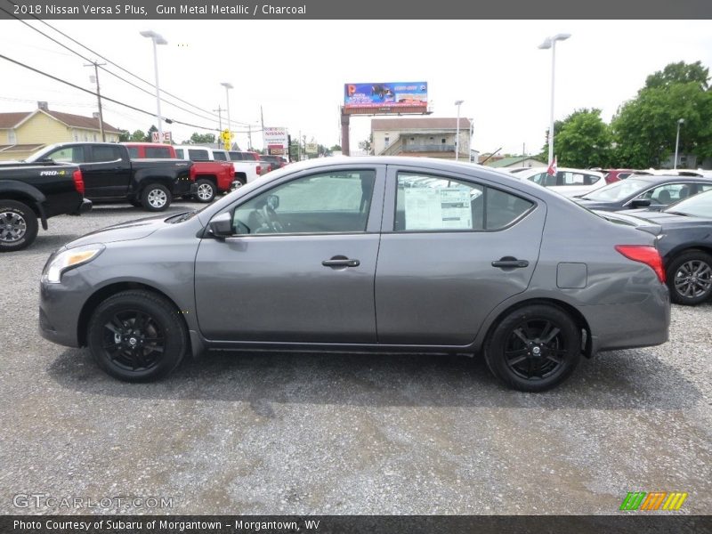 Gun Metal Metallic / Charcoal 2018 Nissan Versa S Plus