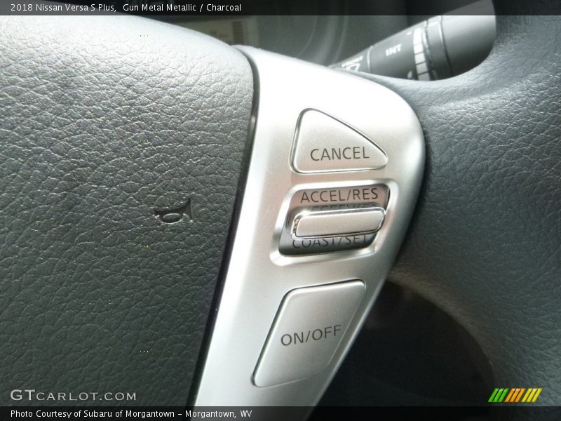 Gun Metal Metallic / Charcoal 2018 Nissan Versa S Plus