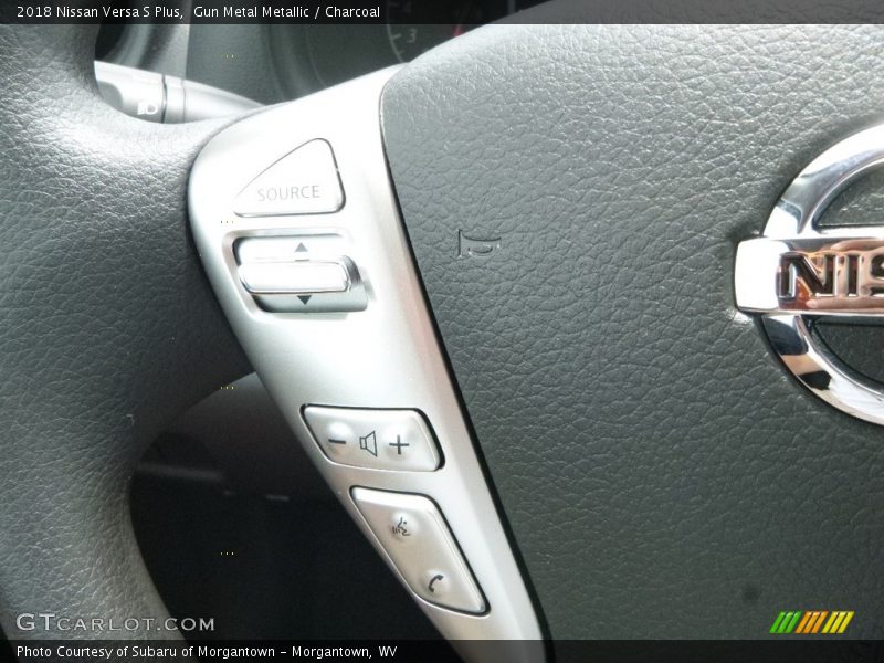 Gun Metal Metallic / Charcoal 2018 Nissan Versa S Plus