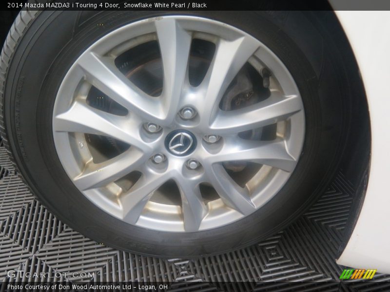 Snowflake White Pearl / Black 2014 Mazda MAZDA3 i Touring 4 Door