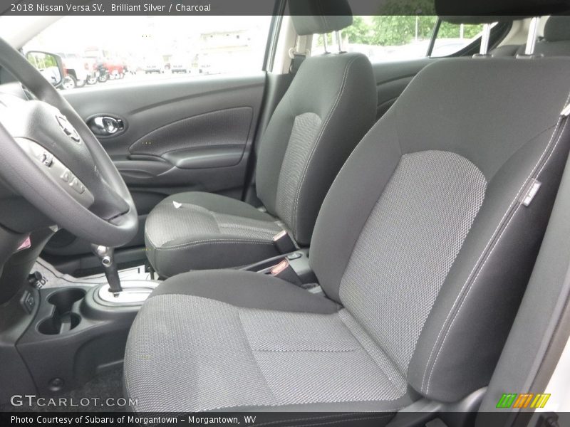 Brilliant Silver / Charcoal 2018 Nissan Versa SV