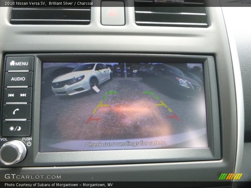 Brilliant Silver / Charcoal 2018 Nissan Versa SV