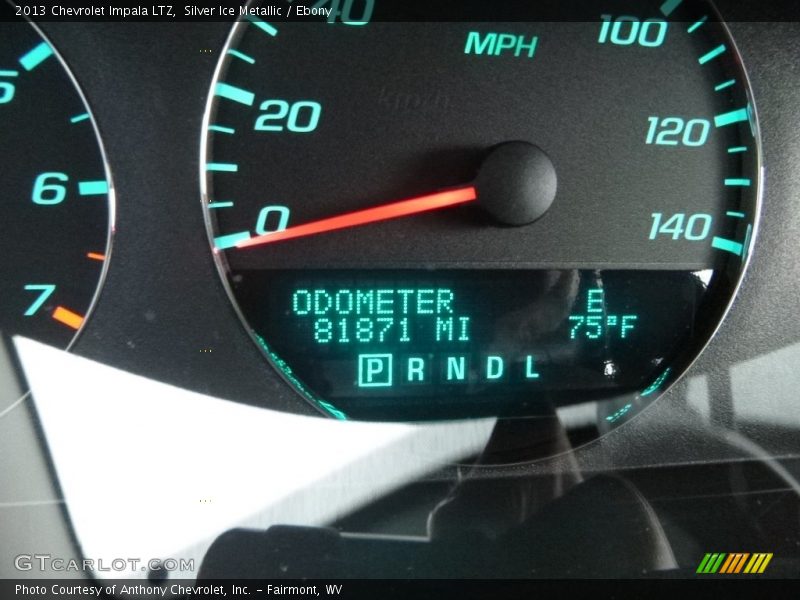 Silver Ice Metallic / Ebony 2013 Chevrolet Impala LTZ