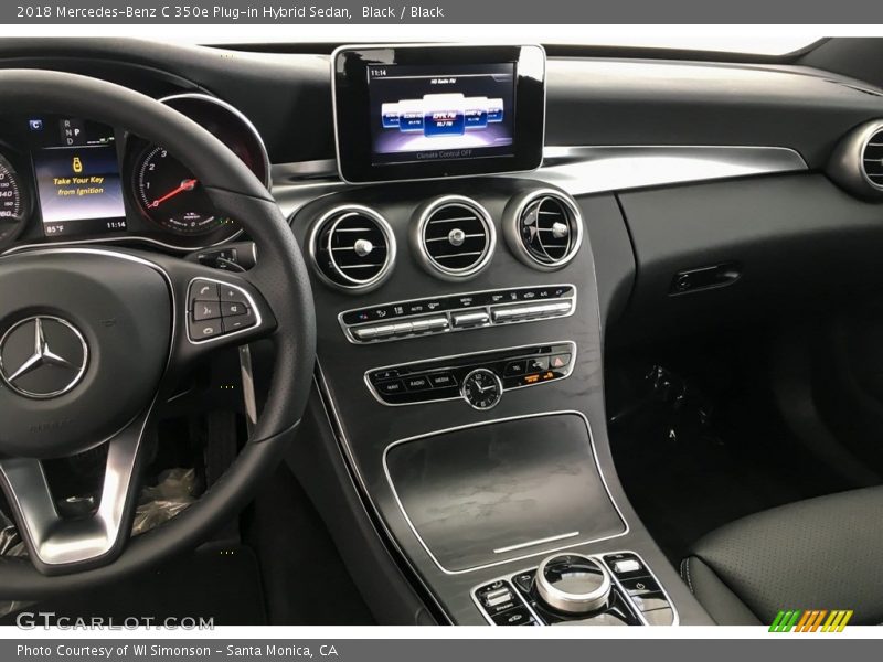 Dashboard of 2018 C 350e Plug-in Hybrid Sedan