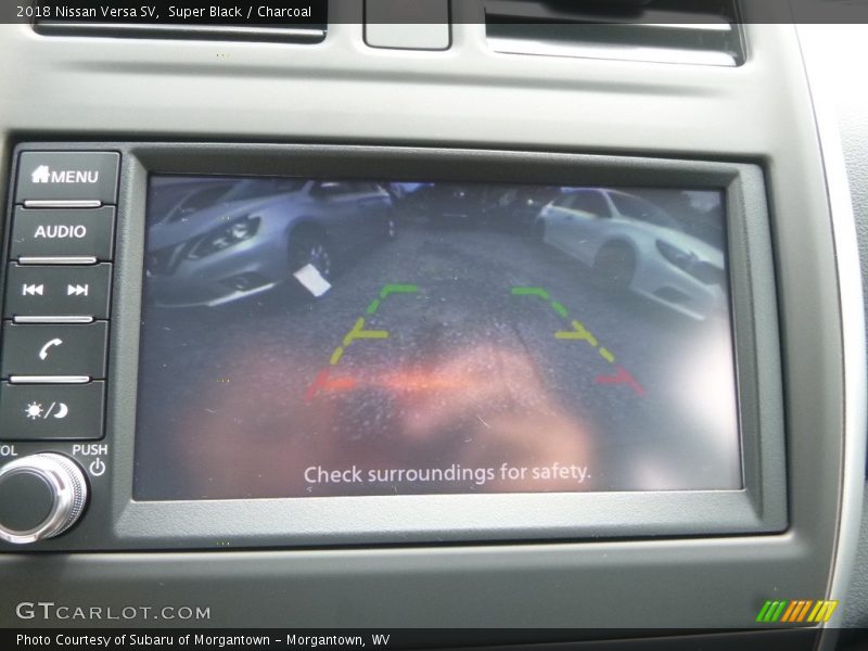 Super Black / Charcoal 2018 Nissan Versa SV