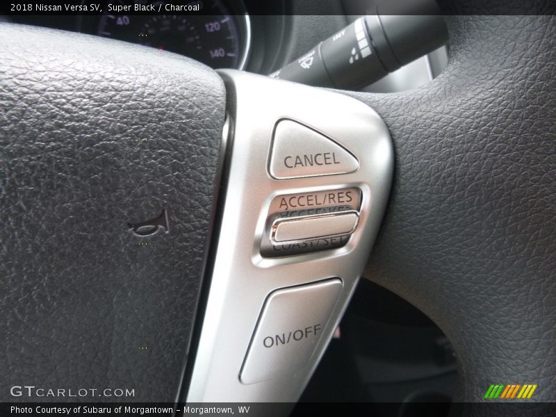 Super Black / Charcoal 2018 Nissan Versa SV
