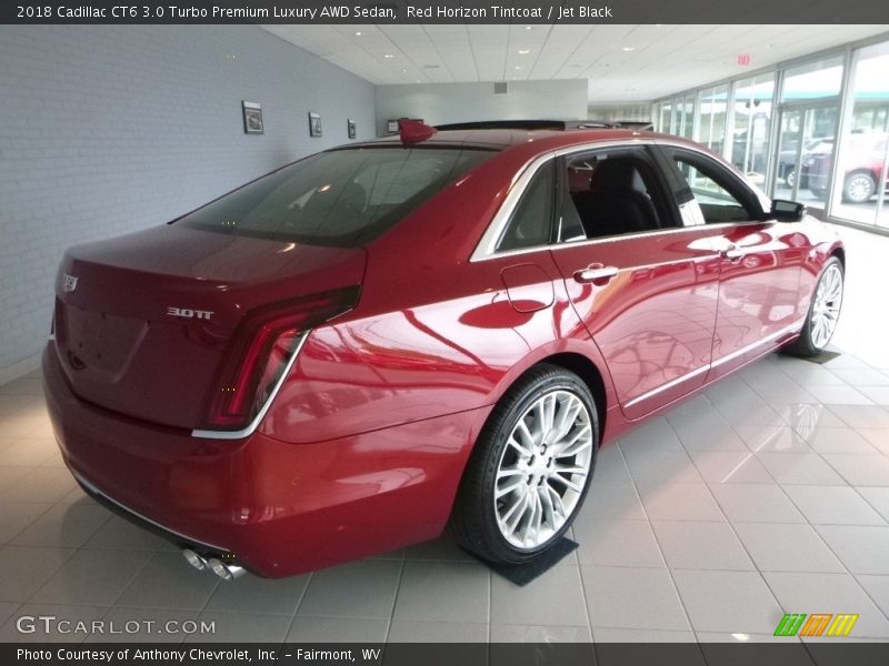 Red Horizon Tintcoat / Jet Black 2018 Cadillac CT6 3.0 Turbo Premium Luxury AWD Sedan