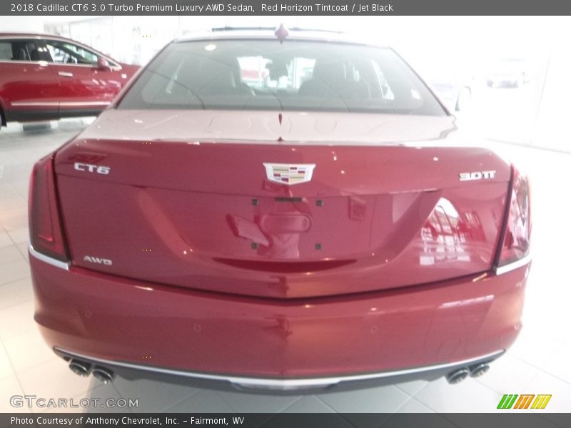 Red Horizon Tintcoat / Jet Black 2018 Cadillac CT6 3.0 Turbo Premium Luxury AWD Sedan