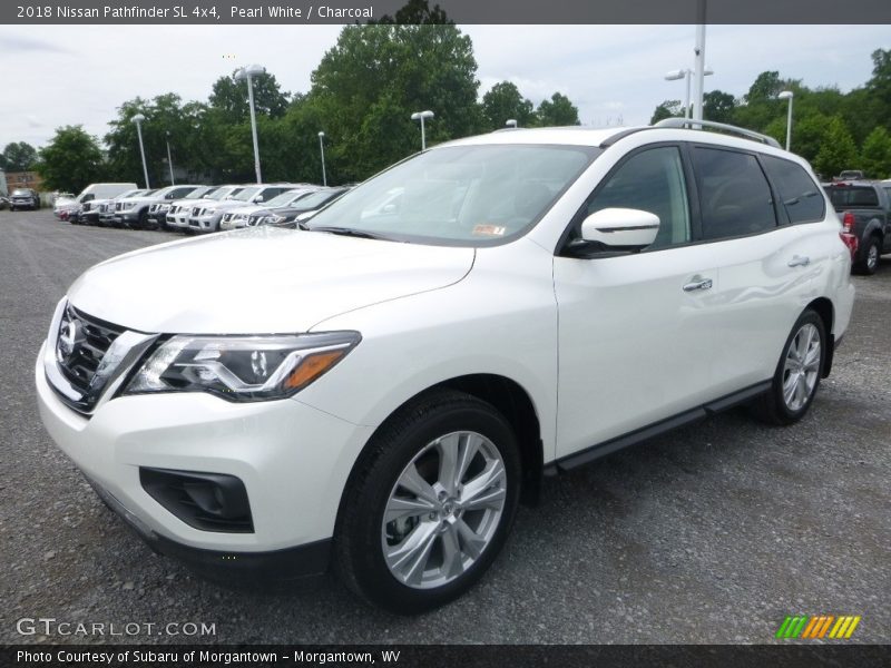 Pearl White / Charcoal 2018 Nissan Pathfinder SL 4x4