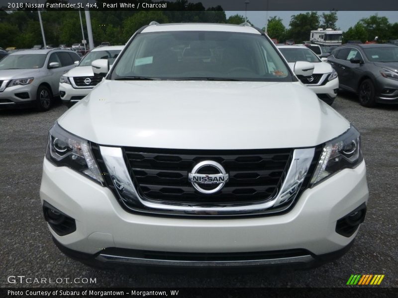 Pearl White / Charcoal 2018 Nissan Pathfinder SL 4x4