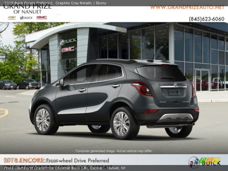 Graphite Gray Metallic / Ebony 2018 Buick Encore Preferred