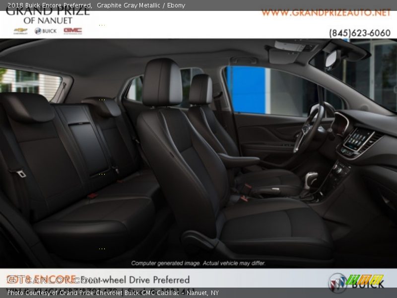 Graphite Gray Metallic / Ebony 2018 Buick Encore Preferred