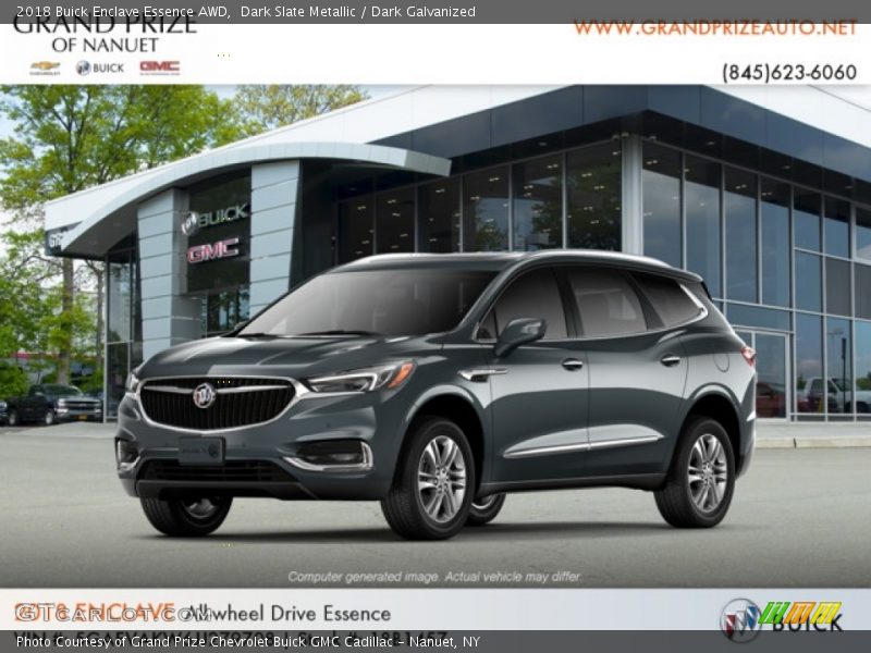 Dark Slate Metallic / Dark Galvanized 2018 Buick Enclave Essence AWD