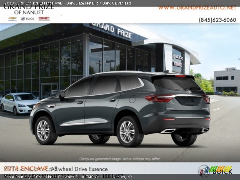 Dark Slate Metallic / Dark Galvanized 2018 Buick Enclave Essence AWD