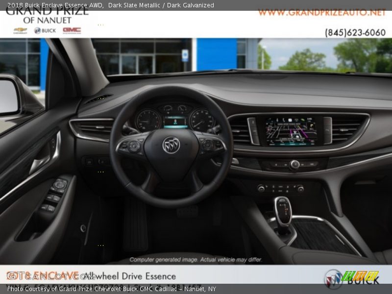 Dark Slate Metallic / Dark Galvanized 2018 Buick Enclave Essence AWD