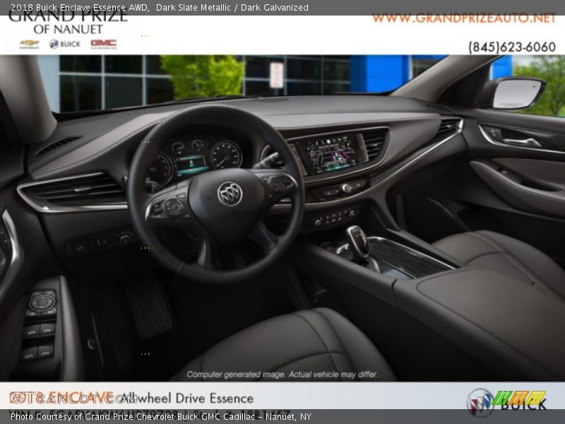 Dark Slate Metallic / Dark Galvanized 2018 Buick Enclave Essence AWD
