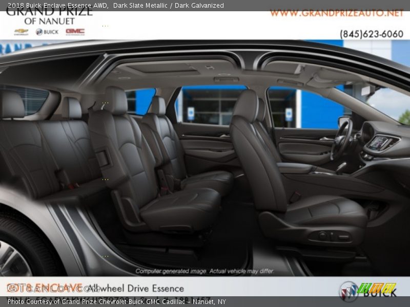Dark Slate Metallic / Dark Galvanized 2018 Buick Enclave Essence AWD