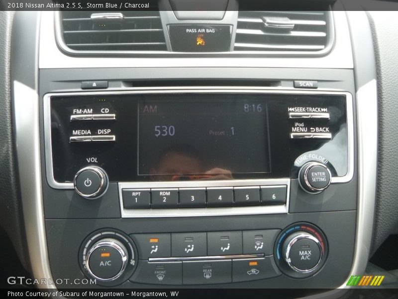Storm Blue / Charcoal 2018 Nissan Altima 2.5 S