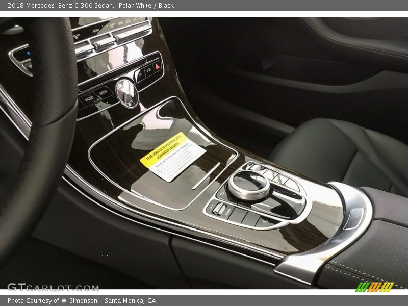 Polar White / Black 2018 Mercedes-Benz C 300 Sedan