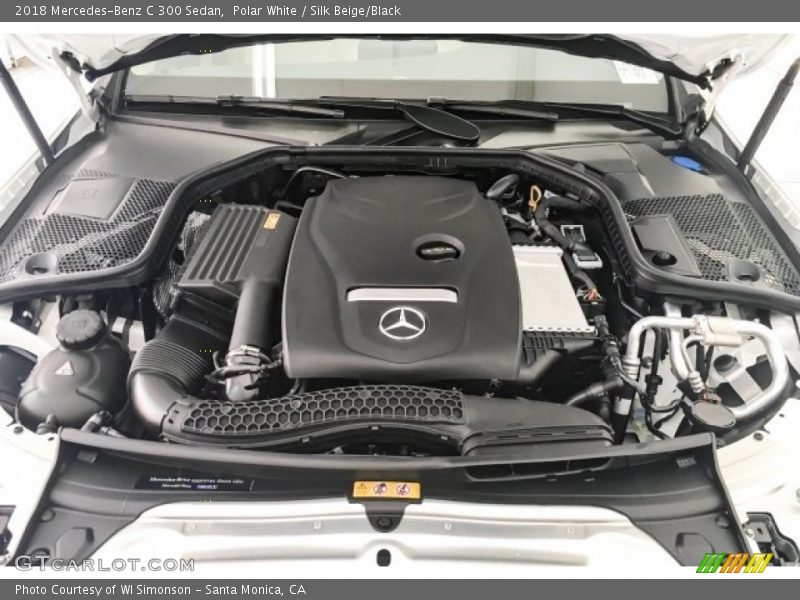 Polar White / Silk Beige/Black 2018 Mercedes-Benz C 300 Sedan