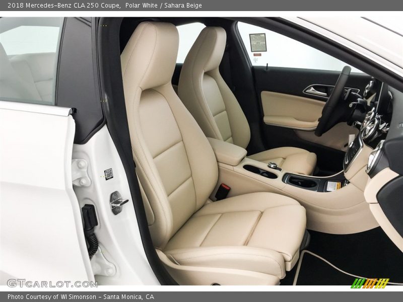 Polar White / Sahara Beige 2018 Mercedes-Benz CLA 250 Coupe