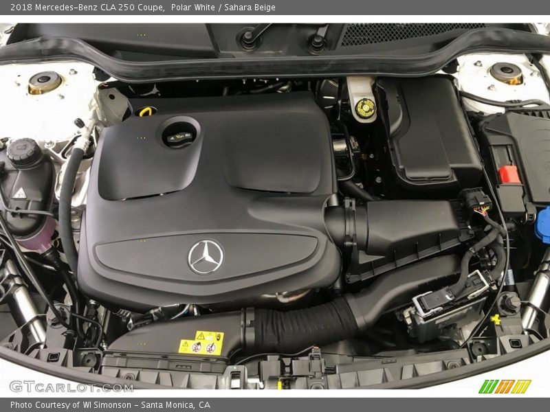 Polar White / Sahara Beige 2018 Mercedes-Benz CLA 250 Coupe
