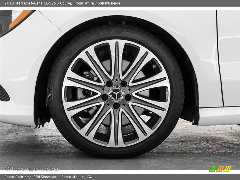 Polar White / Sahara Beige 2018 Mercedes-Benz CLA 250 Coupe