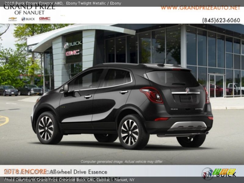 Ebony Twilight Metallic / Ebony 2018 Buick Encore Essence AWD