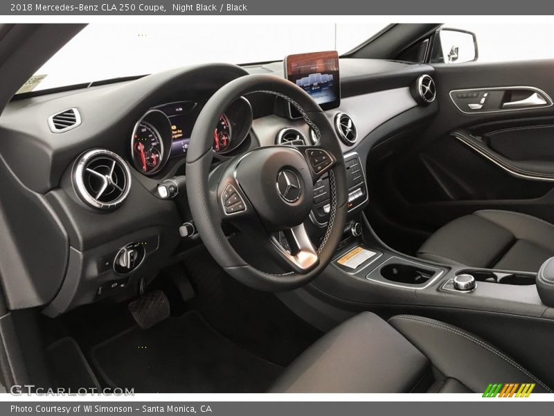 Night Black / Black 2018 Mercedes-Benz CLA 250 Coupe