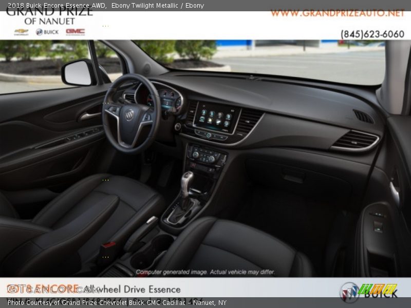 Ebony Twilight Metallic / Ebony 2018 Buick Encore Essence AWD