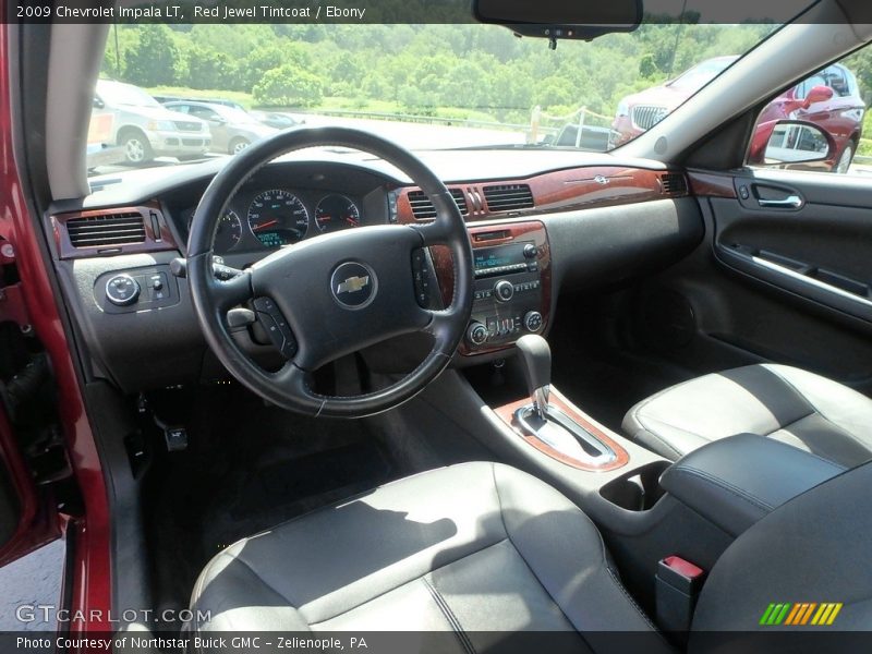 Red Jewel Tintcoat / Ebony 2009 Chevrolet Impala LT