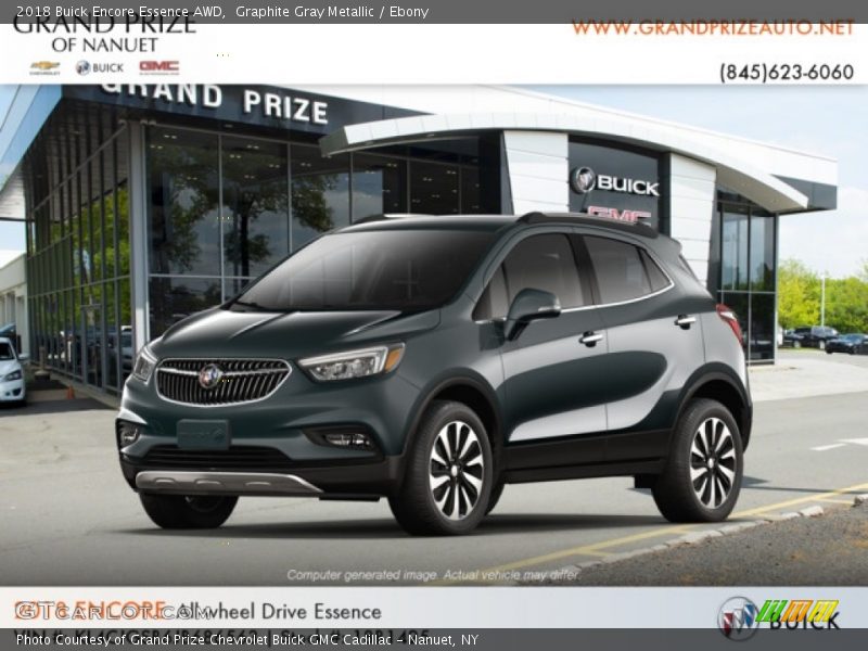 Graphite Gray Metallic / Ebony 2018 Buick Encore Essence AWD