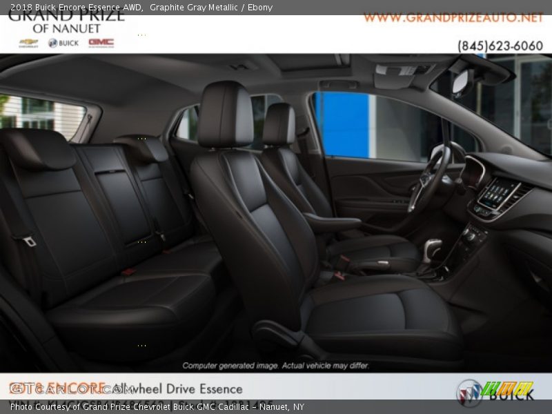 Graphite Gray Metallic / Ebony 2018 Buick Encore Essence AWD