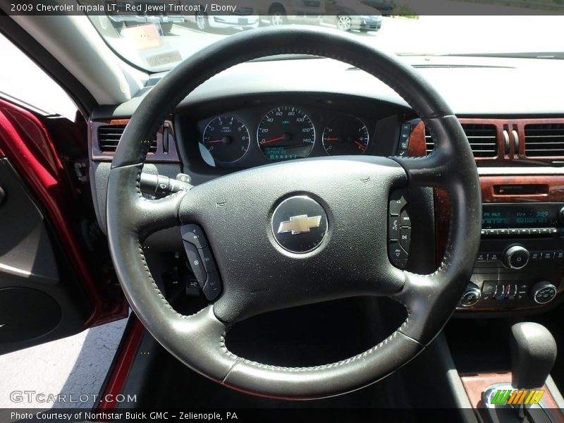 Red Jewel Tintcoat / Ebony 2009 Chevrolet Impala LT