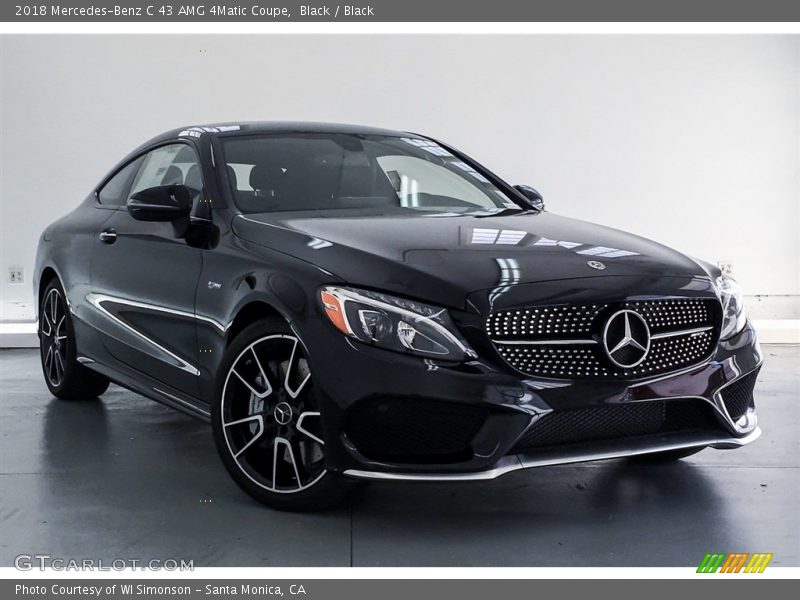 Black / Black 2018 Mercedes-Benz C 43 AMG 4Matic Coupe