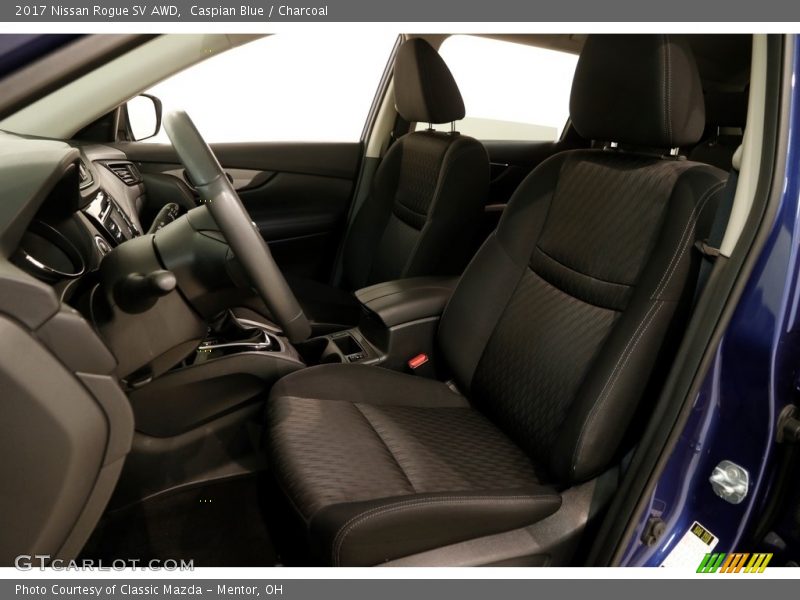 Caspian Blue / Charcoal 2017 Nissan Rogue SV AWD