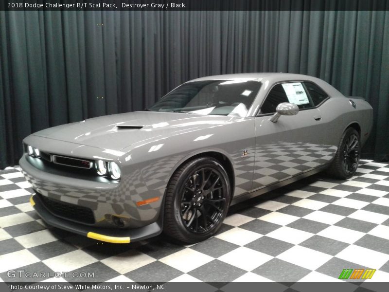 Destroyer Gray / Black 2018 Dodge Challenger R/T Scat Pack