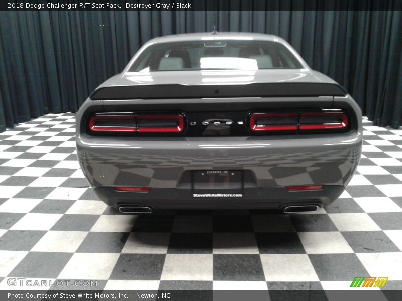 Destroyer Gray / Black 2018 Dodge Challenger R/T Scat Pack