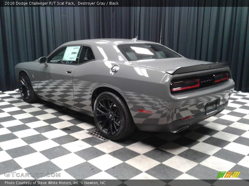 Destroyer Gray / Black 2018 Dodge Challenger R/T Scat Pack