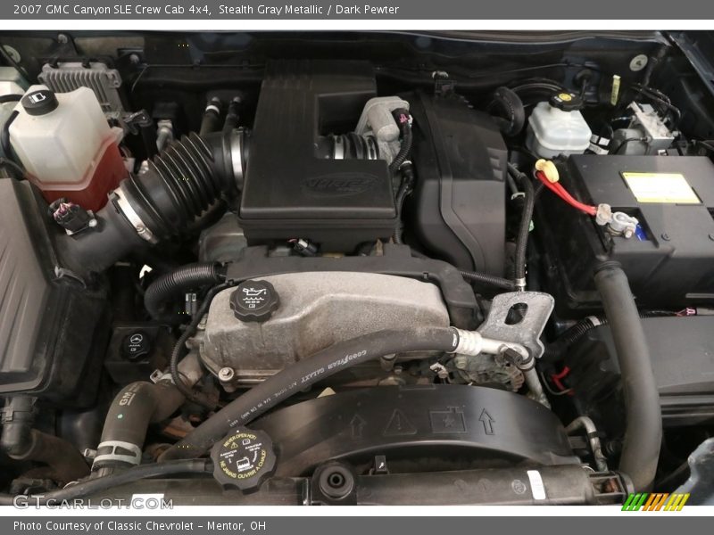 Stealth Gray Metallic / Dark Pewter 2007 GMC Canyon SLE Crew Cab 4x4