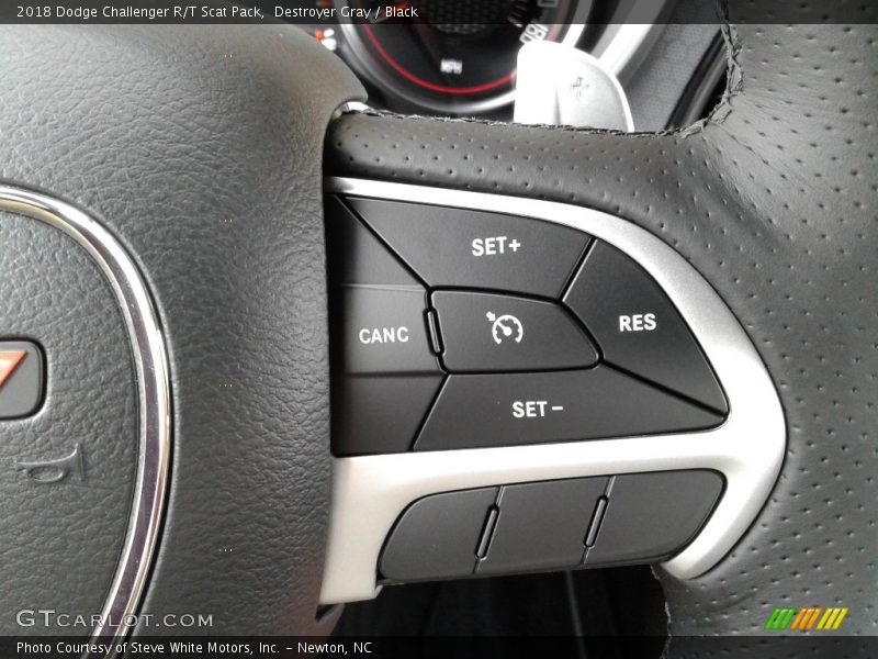 Destroyer Gray / Black 2018 Dodge Challenger R/T Scat Pack