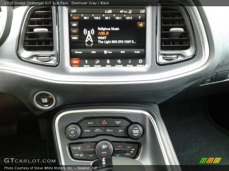 Destroyer Gray / Black 2018 Dodge Challenger R/T Scat Pack