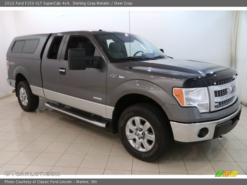 Sterling Gray Metallic / Steel Gray 2013 Ford F150 XLT SuperCab 4x4