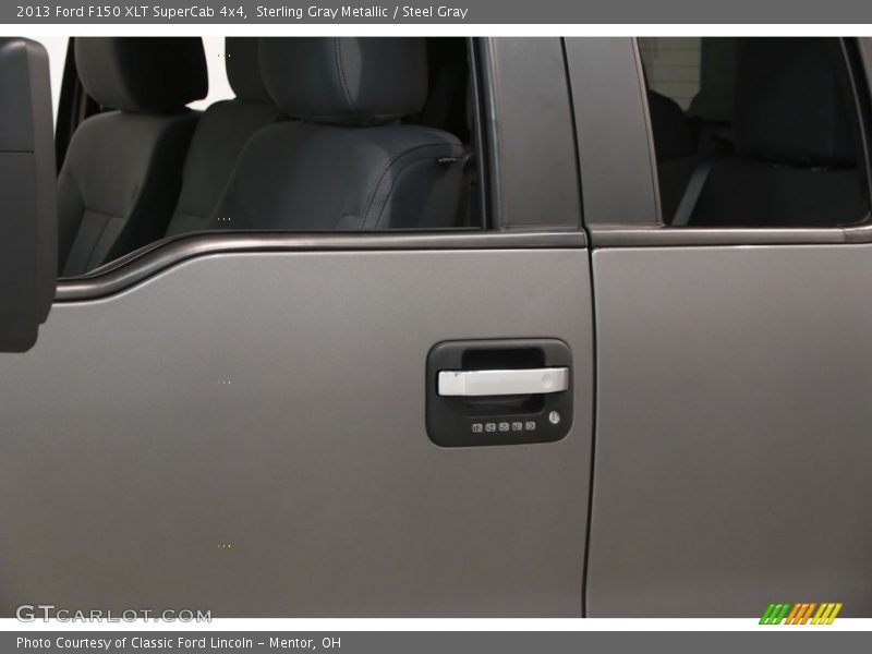 Sterling Gray Metallic / Steel Gray 2013 Ford F150 XLT SuperCab 4x4
