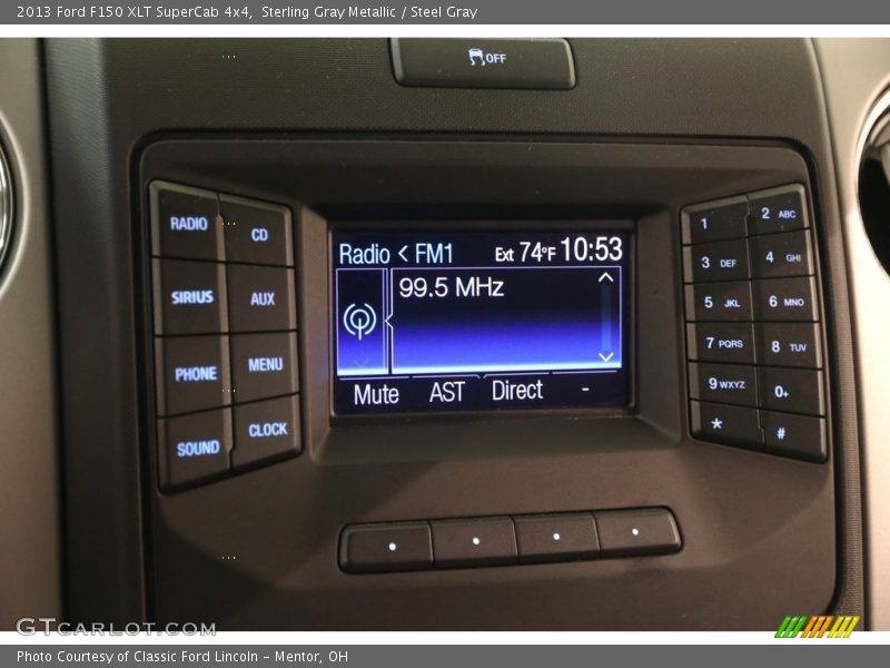 Sterling Gray Metallic / Steel Gray 2013 Ford F150 XLT SuperCab 4x4