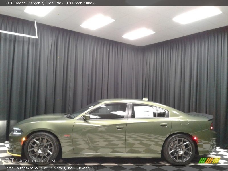 F8 Green / Black 2018 Dodge Charger R/T Scat Pack