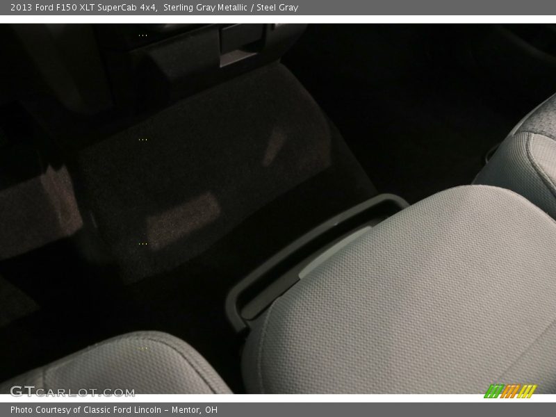 Sterling Gray Metallic / Steel Gray 2013 Ford F150 XLT SuperCab 4x4