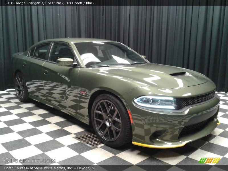 F8 Green / Black 2018 Dodge Charger R/T Scat Pack