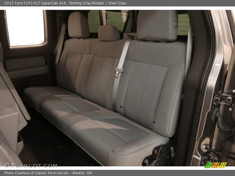 Sterling Gray Metallic / Steel Gray 2013 Ford F150 XLT SuperCab 4x4